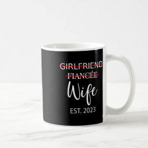 Caneca De Café Namorada Fiancee Wife Recem casados Est.