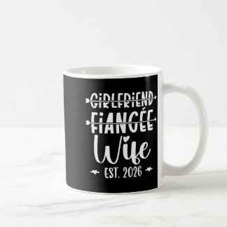 Caneca De Café Namorada noiva esposa 2026 casada casamento