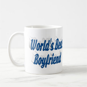 Caneca De Café Namorado com meia escrita azul mar