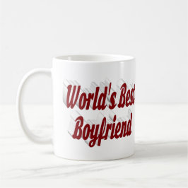 Caneca De Café Namorado com meia escrita em burgundy