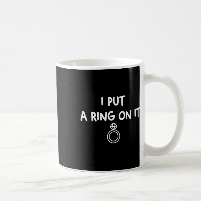 Caneca De Café Namorado De Proposta De noivado Para Ajustar O Hem (Direita)