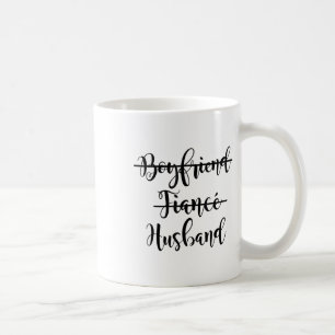 Caneca De Café Namorado, Fiance, Marido Tee Wedding Casal Groo