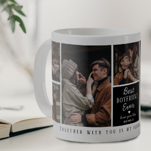 Caneca De Café Namorado Mais Fofo de Todos 7 Colagem de Fotos 