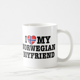Caneca De Café Namorado norueguês