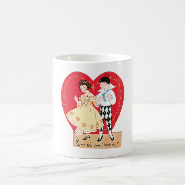 Caneca De Café Namorados antigo (Centro)