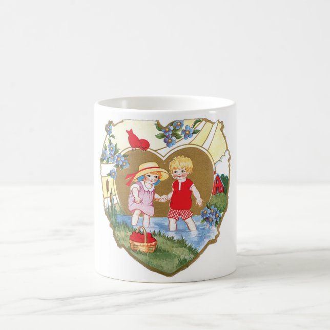 Caneca De Café Namorados antigo (Centro)