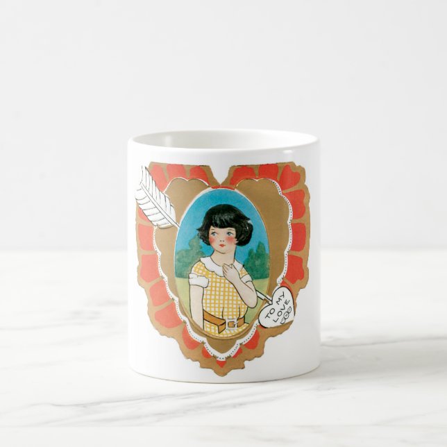 Caneca De Café Namorados antigo (Centro)