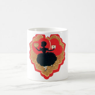Caneca De Café Namorados antigo