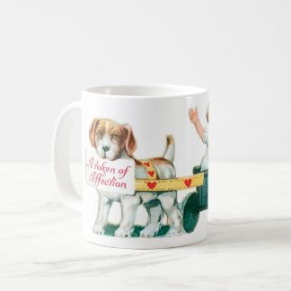 Caneca De Café Namorados antigo