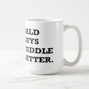 Caneca De Café namorados: as caras calvas afagam melhor