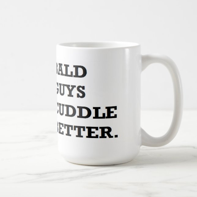 Caneca De Café namorados: as caras calvas afagam melhor (Direita)