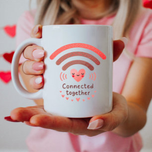 Caneca De Café Namorados de Amor Moderno