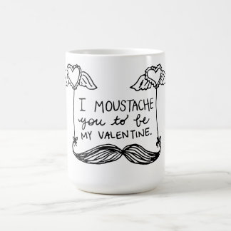 Caneca De Café Namorados do Moustache