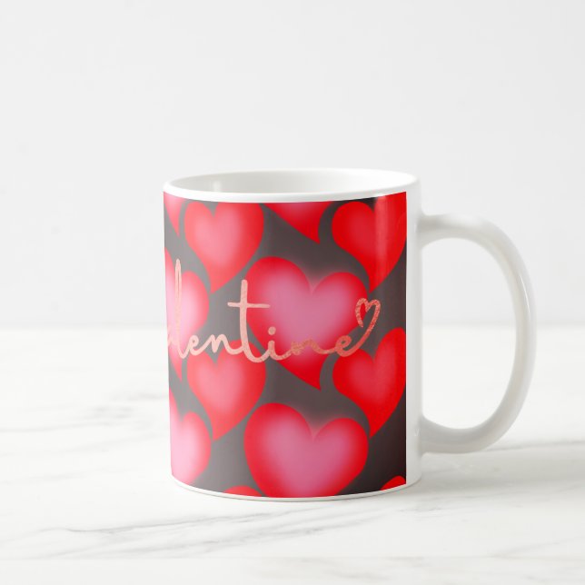 Caneca De Café Namorados Heart Mug (Direita)