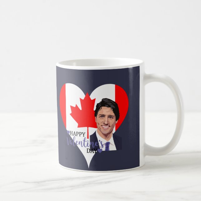 Caneca De Café namorados Justin trudeau (Direita)
