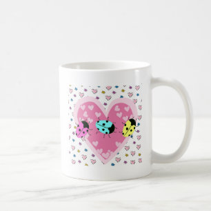 CANECA DE CAFÉ NAMORADOS LADYBUGS