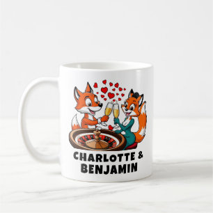 Caneca De Café Namorados Love Foxy Lady Stole Sly Fox's Heart
