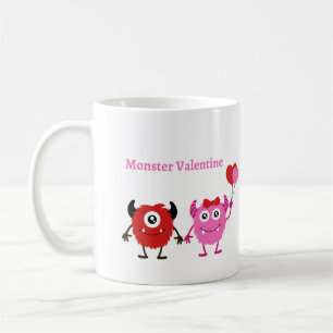 Caneca De Café Namorados monstro com monstros bonitos ativado