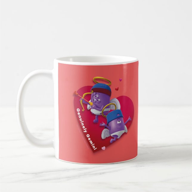 Caneca De Café Namorados Mug para Gemini (Esquerda)