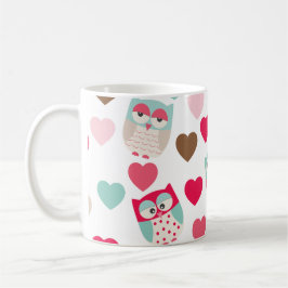 Caneca De Café Namorados Owl