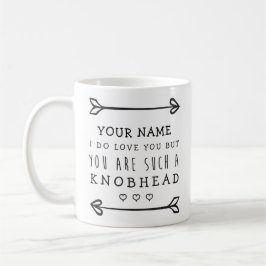 Caneca De Café Namorados personalizados Engraçado - Cabeça-de-Cab