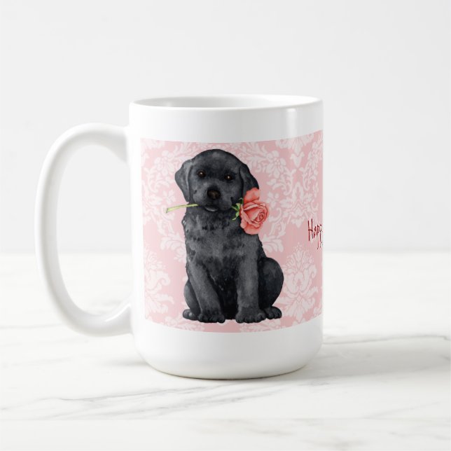 Caneca De Café Namorados Rosa Preto (Esquerda)
