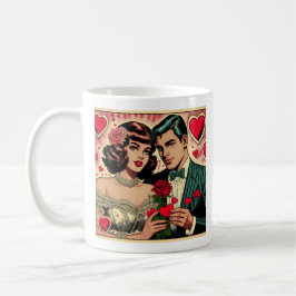 Caneca De Café Namorados Sassy Vintage