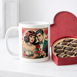 Caneca De Café Namorados Sassy Vintage