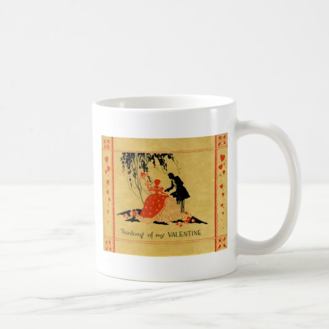Caneca De Café Namorados Vintage (Direita)