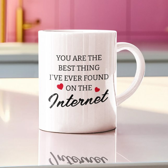 Caneca De Café Namoro Online Divertido (Criador carregado)