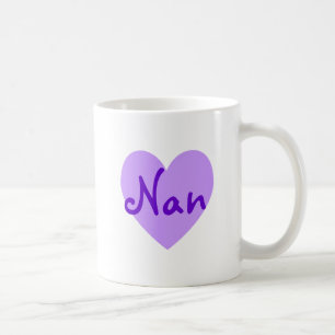 Caneca De Café Nan no roxo