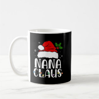 Caneca De Café Nana Claus Camisa A Família Pajama De Natal