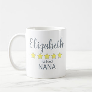 Caneca De Café Nana com 5 estrelas