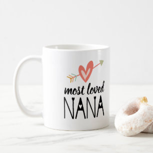 Caneca De Café Nana Coração Mais Amado