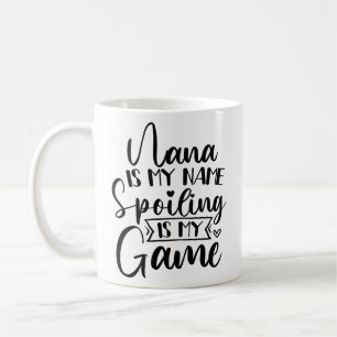Caneca De Café Nana É O Meu Nome A Estragar É O Meu Jogo