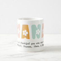 Nana Floral Personalizada Cores Vovó