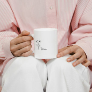 Caneca De Café Nana Mug Simples Moderno