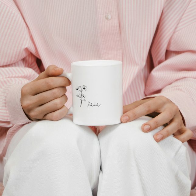 Caneca De Café Nana Mug Simples Moderno (Criador carregado)