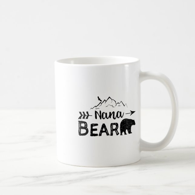 Caneca De Café Nana Urso - Acampamento  (Direita)