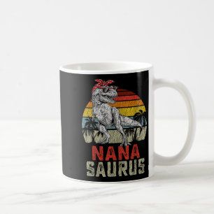Caneca De Café Nanasaurus T Rex Dinossauro Nana Saurus Família Co