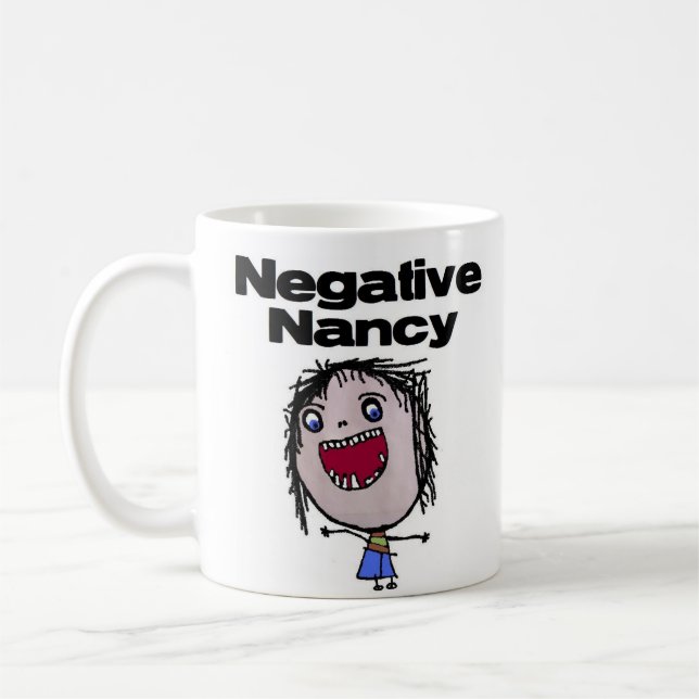 Caneca De Café Nancy negativa (Esquerda)