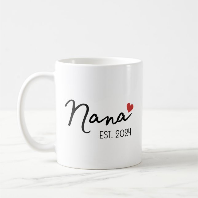 Caneca De Café Nani Nana Est 2024 Mug Set, Novo Avô Indiano (Esquerda)