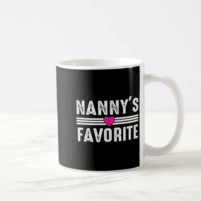 Caneca De Café Nanny's Favorite  (Direita)