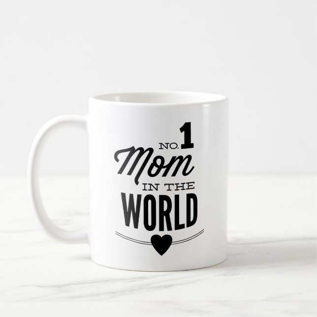 Caneca De Café Não 1 Mãe No Mundo Coffee Mug (Esquerda)