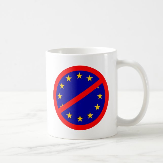 Caneca De Café Não à UE (Direita)