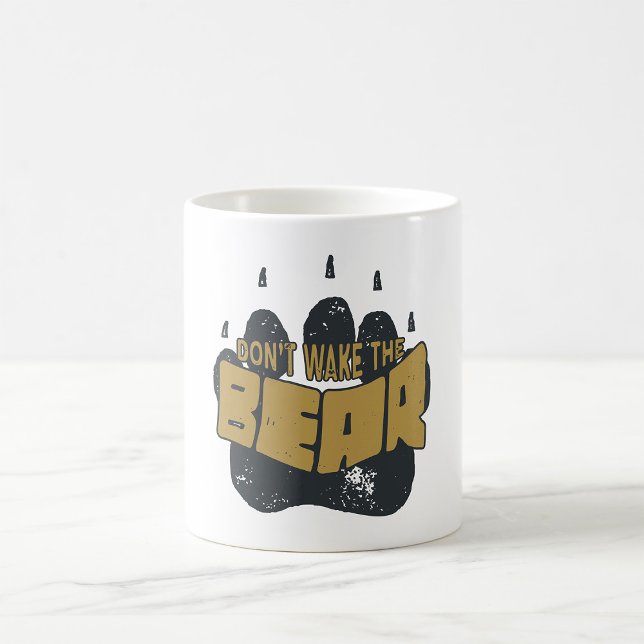 Caneca De Café Não Acordar O Urso (Criador carregado)