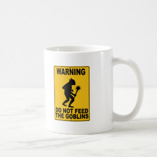 Caneca De Café Não alimente os diabretes