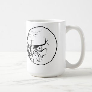 Caneca De Café NÃO Cara da raiva