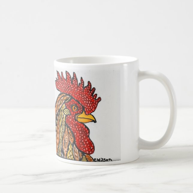 Caneca De Café "Não coloque suas penas em uma ralé..." (Direita)