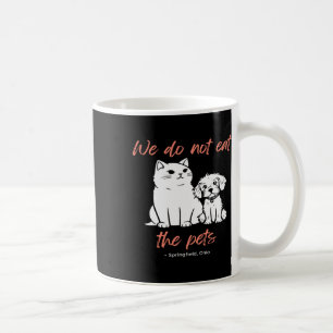 Caneca De Café Não Comemos os Animais de Estimação Springfield Oh